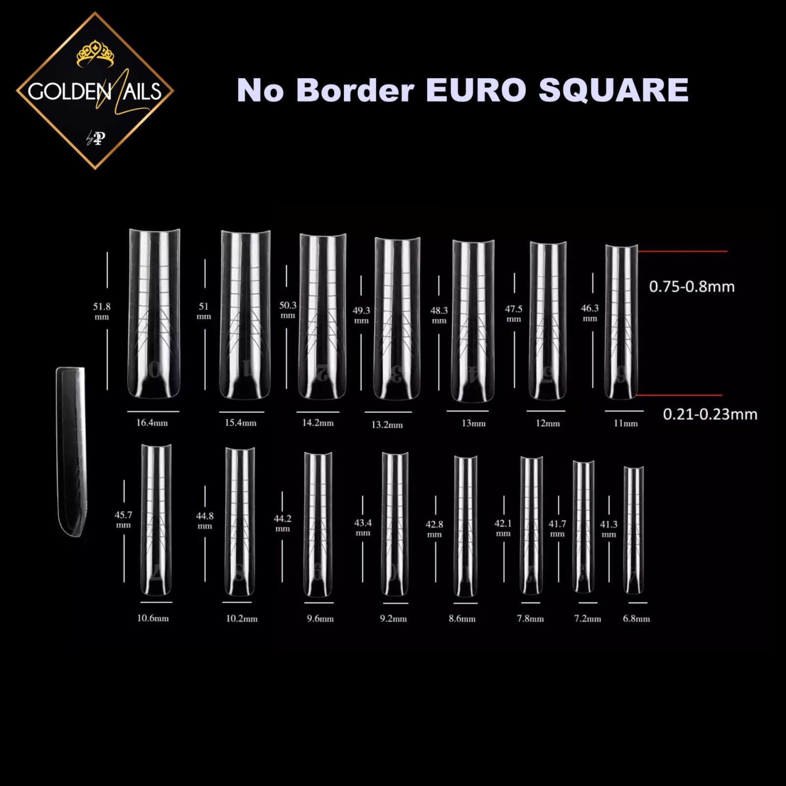 NO BORDER EURO SQUARE DUAL FORMS